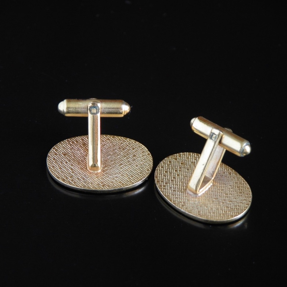 Vintage Antique Car Enamel Cufflinks. - Picture 3 of 3